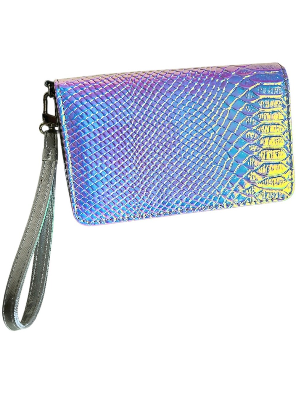 luv betsey by betsey johnson holographic Y2K style wristlet wallet